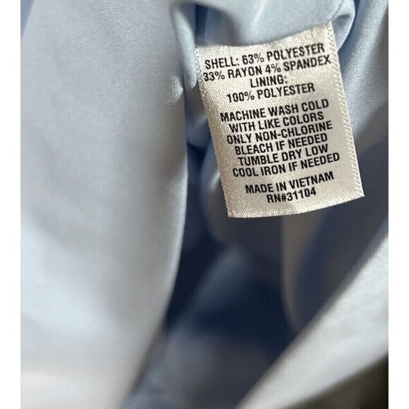 New THE LIMITED blue sheath Dress size 10 office siren Corpcore boardroom - Picture 4 of 5